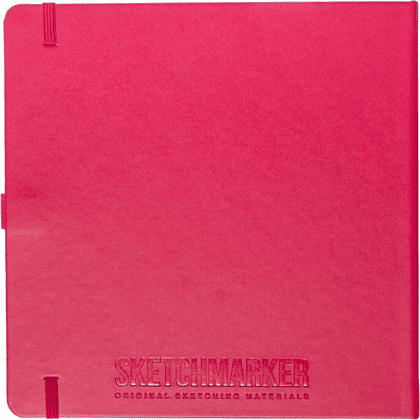 Скетчбук "Sketchmarker", 80 листов, 20x20 см, 140 г/м2, маджента  - 2