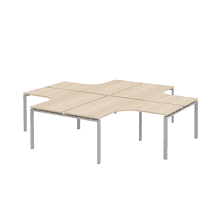 Коллекция Титан Станция рабочая на 4 рабочих места ТНУ314-4-ТР+ТНУ313К-4-22