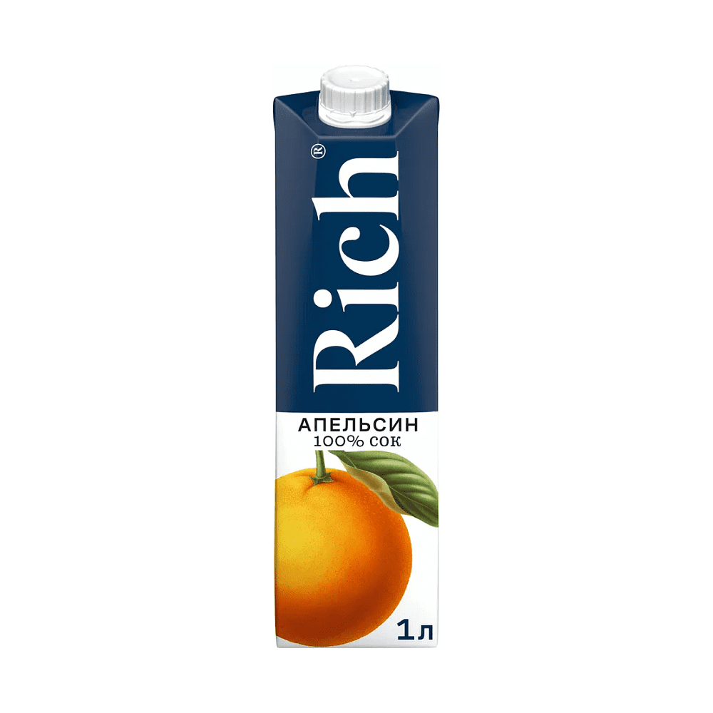 Нектар "Rich", апельсиновый, 1л.