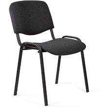 Стул для посетителей UTFC ИЗО "BL C-73", ткань, металл, серый, -50%