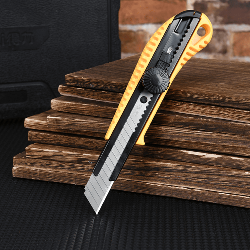 Нож универсальный "Deli DL003A", 18 мм, усиленный - 2