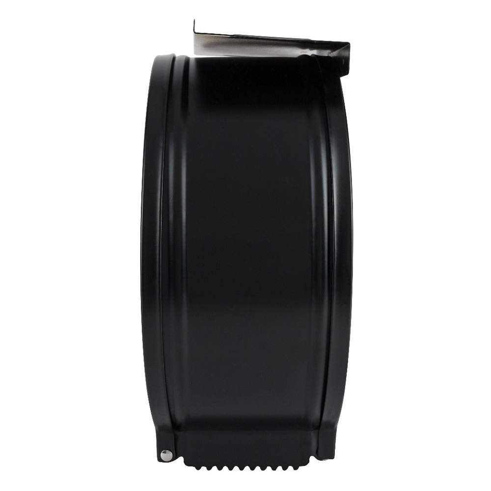 Диспенсер BXG-PD-5005B для туалетной бумаги в средних и больших рулонах, металл, черный, матовый - 6