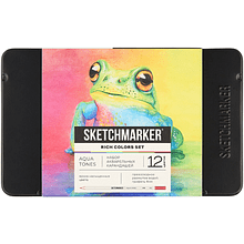 Цветные карандаши акварельные "Sketchmarker Яркие цвета"