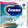 Бумага туалетная Zemma Only1, 4 рулона, 4 слоя, белый - 2