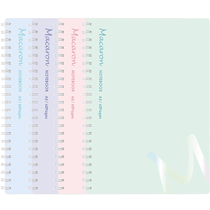 Блокнот "Macaron", A5, 60 листов, ассорти