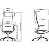 Кресло для руководителя SitZone CH-515A, кожа, алюминий, черный, -30% - 8