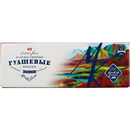 Набор гуаши "Мастер-класс", 12 цветов