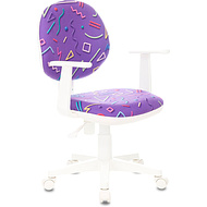 Кресло детское Бюрократ CH-W356AXSN, ткань, пластик, фиолетовый