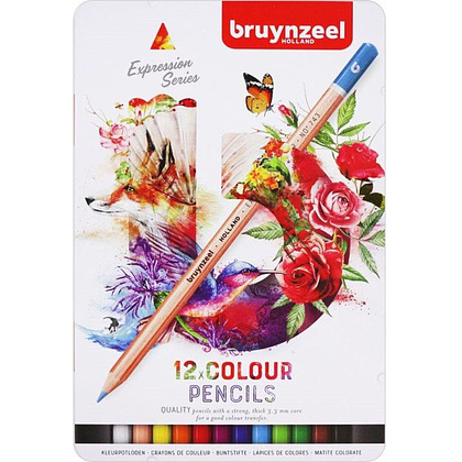 Набор цветных карандашей "Expression", 12 цветов