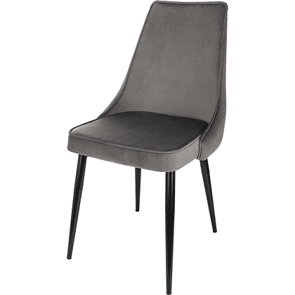 Стул Бюрократ "CH-K4_2", ткань, темно-серый, металл,  комплект 2 штуки - 4