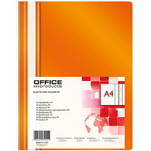 Папка-скоросшиватель "Office Products", А4, оранжевый