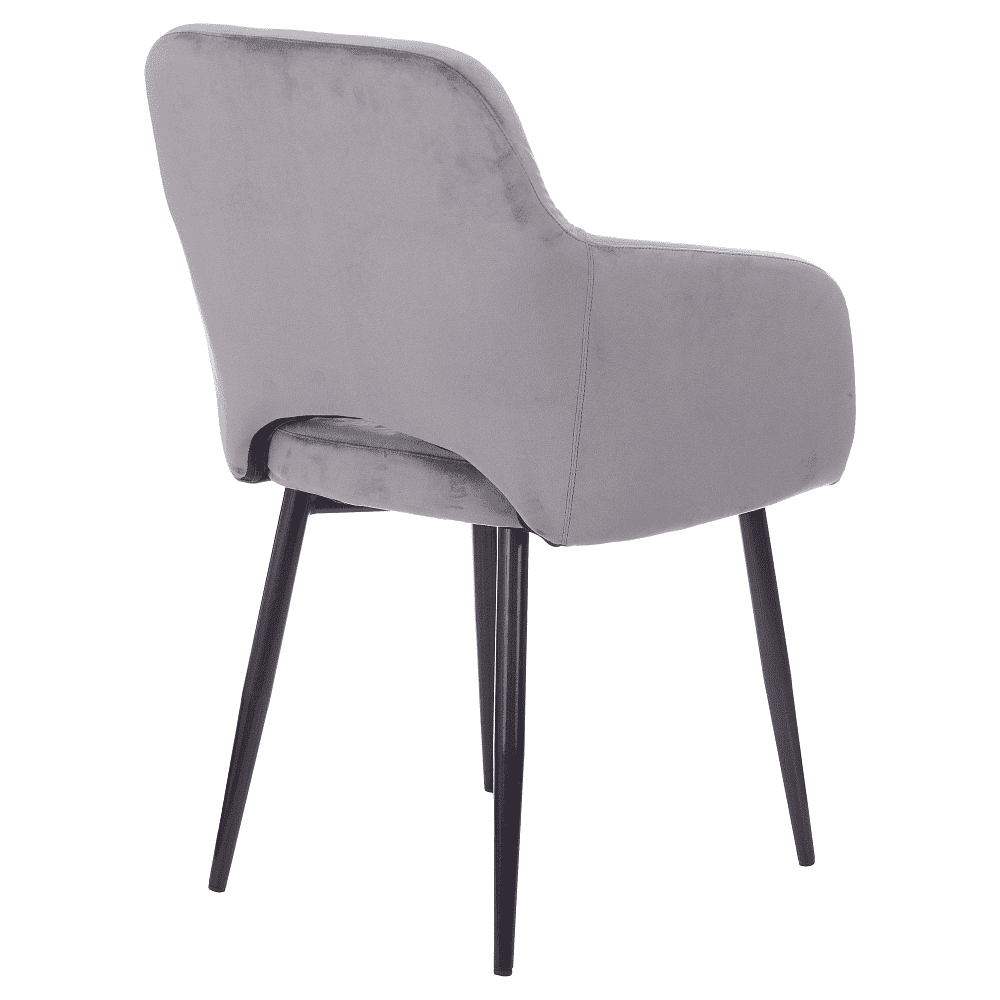 Кресло "Бюрократ CH-380F", ткань, серая жемчужина, каркас металл, корпус черный - 4