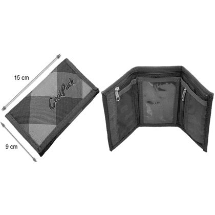 Кошелек "Sunny day", полиэстер, голубой, зеленый - 3