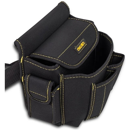 Сумка для инструментов поясная Deli YS EDL-P4, 220х140х200 мм, ткань Oxford, черный - 8