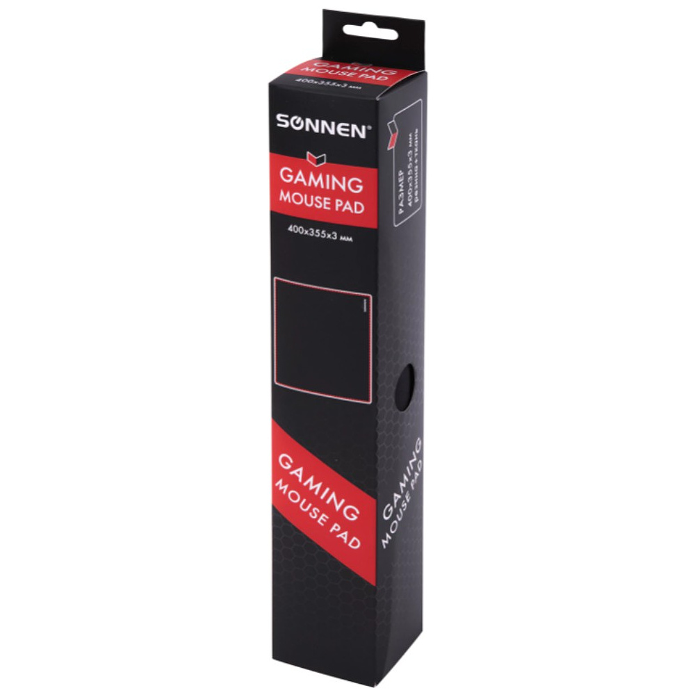 Коврик для мыши "Cyber Outlaw", 400х355х3 мм, ткань, черный - 2