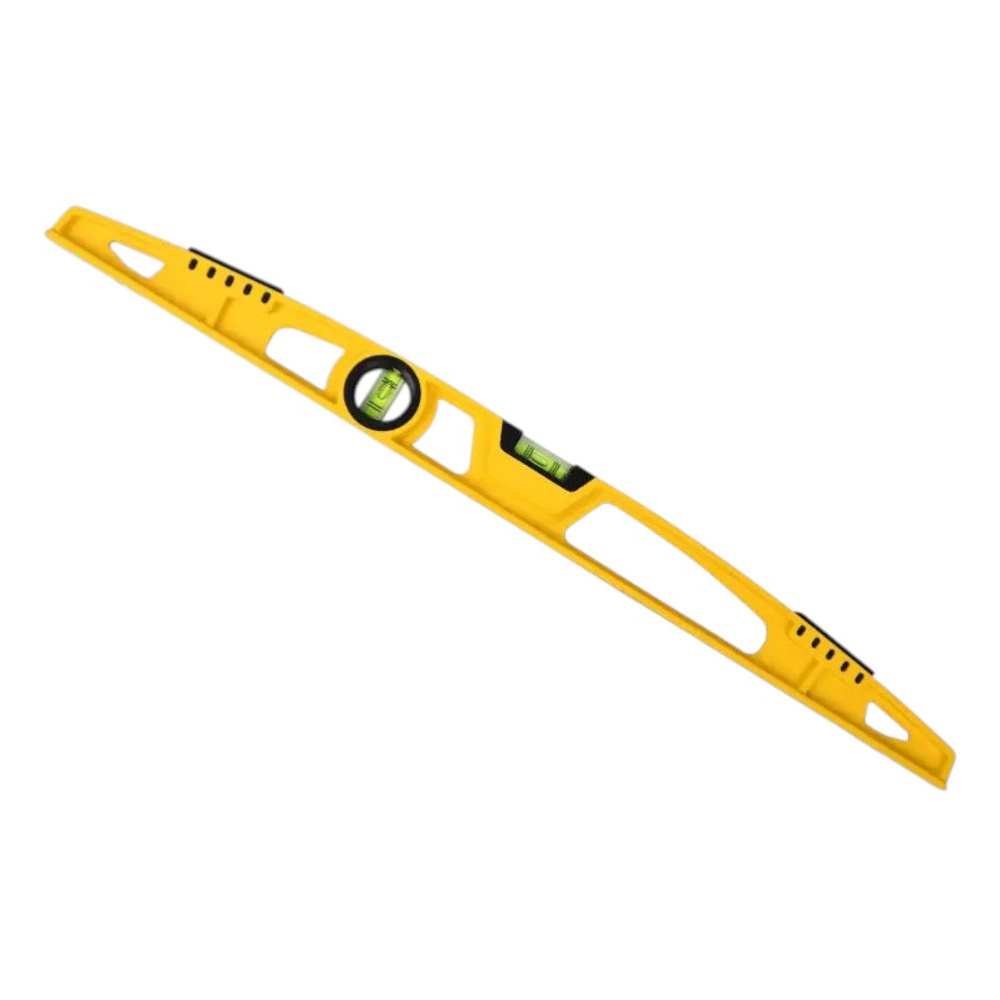 Уровень строительный литой Deli YS EDL290600Q, 600 мм, с двойным обзором