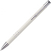 Ручка шариковая автоматическая "New Jersey", 0.7 мм, белый, серебристый, стерж. синий - 3