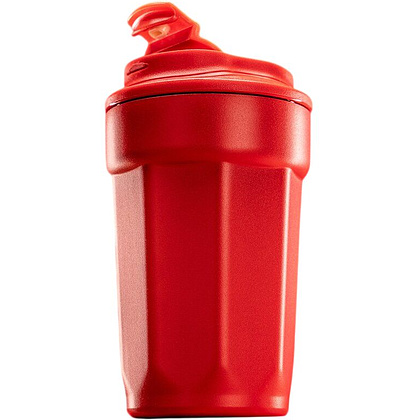 Стакан термический "Tedge" с ремешком, металл, 400 мл, красный