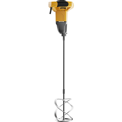 Миксер строительный Deli YS EDC176, 1400 Вт, 1 венчик, желтый - 6