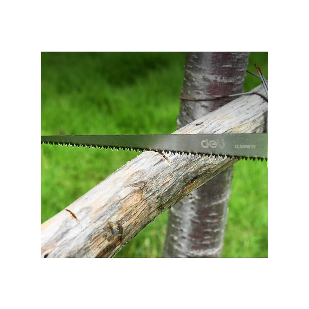 Пила-нож садовая Deli GS EDL580652, 300 мм, 7TPI, черный, зеленый - 6