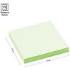 Бумага для заметок на клейкой основе "OfficeSpace", 76x76 мм, 100 листов, зеленый - 3