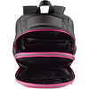 Рюкзак школьный "Заяц", черный, розовый - 5