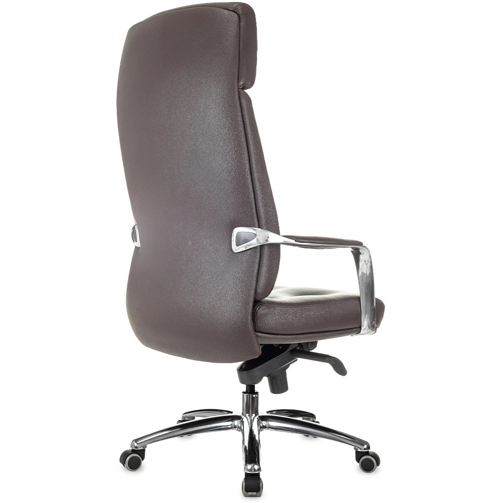 Кресло для руководителя Бюрократ DAO, кожа, коричневый - 5