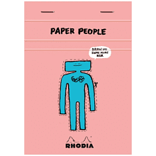 Блокнот "Paper people", 105х148 мм, 80 листов, розовый