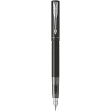 Ручка перьевая Parker "Vector XL" F21, М, черный, патрон синий
