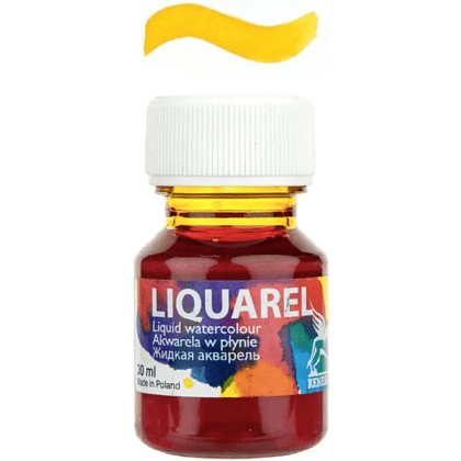 Акварель жидкая "Liquarel", 111 тёмный жёлтый, 30 мл