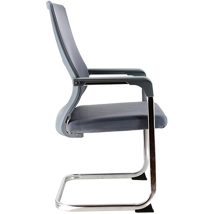 Кресло для посетителей EVERPROF EP-510 CF сетчатая ткань, серый - 2