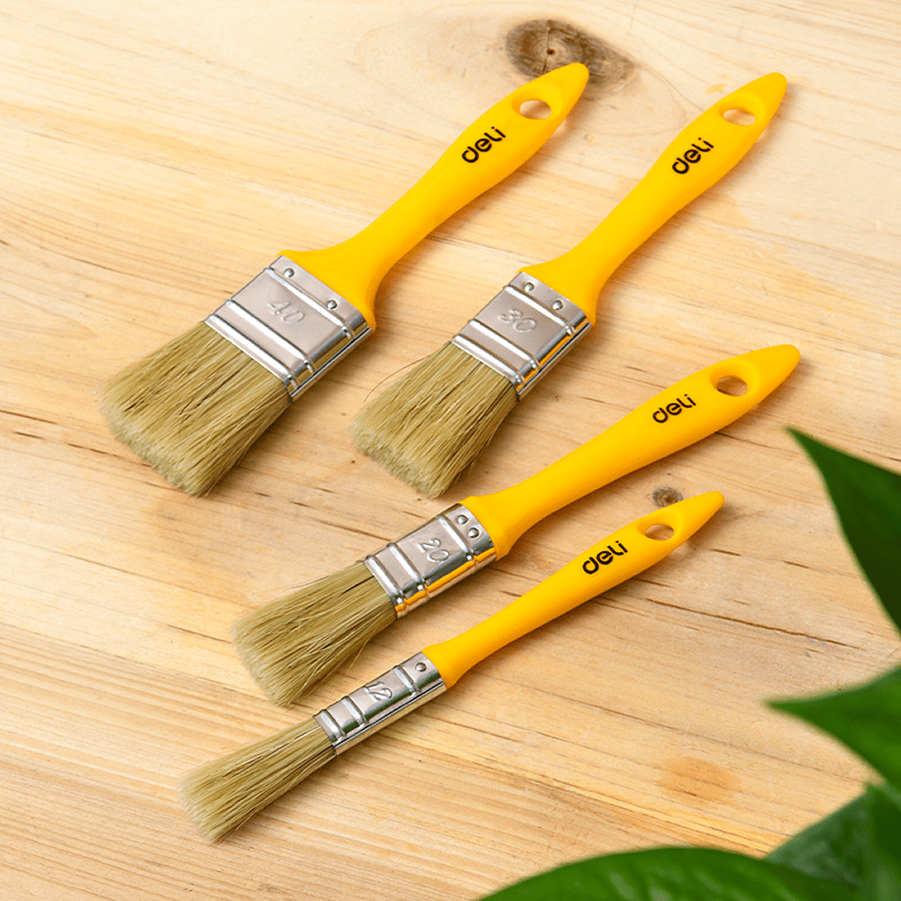 Кисть малярная Deli YS EDL509134, плоская, 1,6"-40 мм, смешанная щетина - 4