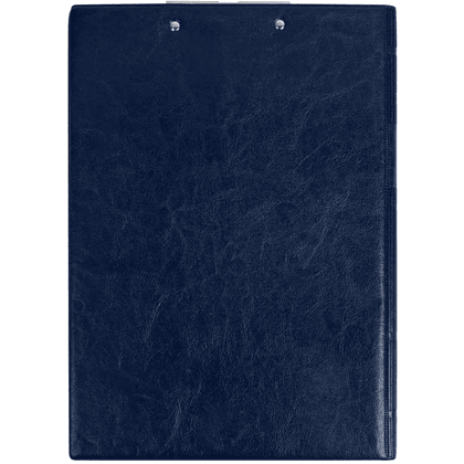 Планшет открывающийся с зажимом, A4, винил, синий - 2