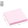 Бумага для заметок на клейкой основе "OfficeSpace", 76x76 мм, 100 листов, розовый - 3