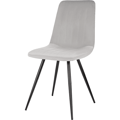 Стул Бюрократ "CH-K6_4", ткань, светло-серый, металл, комплект 4 штук - 4