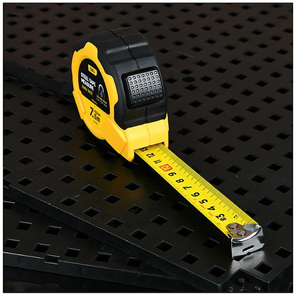 Рулетка Deli YS EDL3798, 7,5 м х 25 мм, желтый, черный - 7