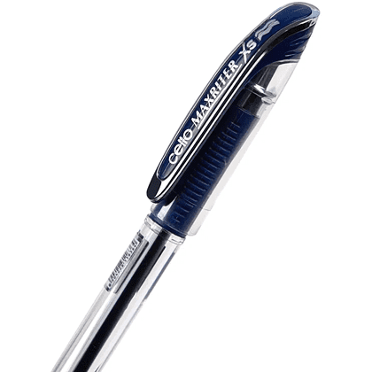 Ручка шариковая "Maxriter", 0.7 мм, прозрачный, стерж. синий - 7