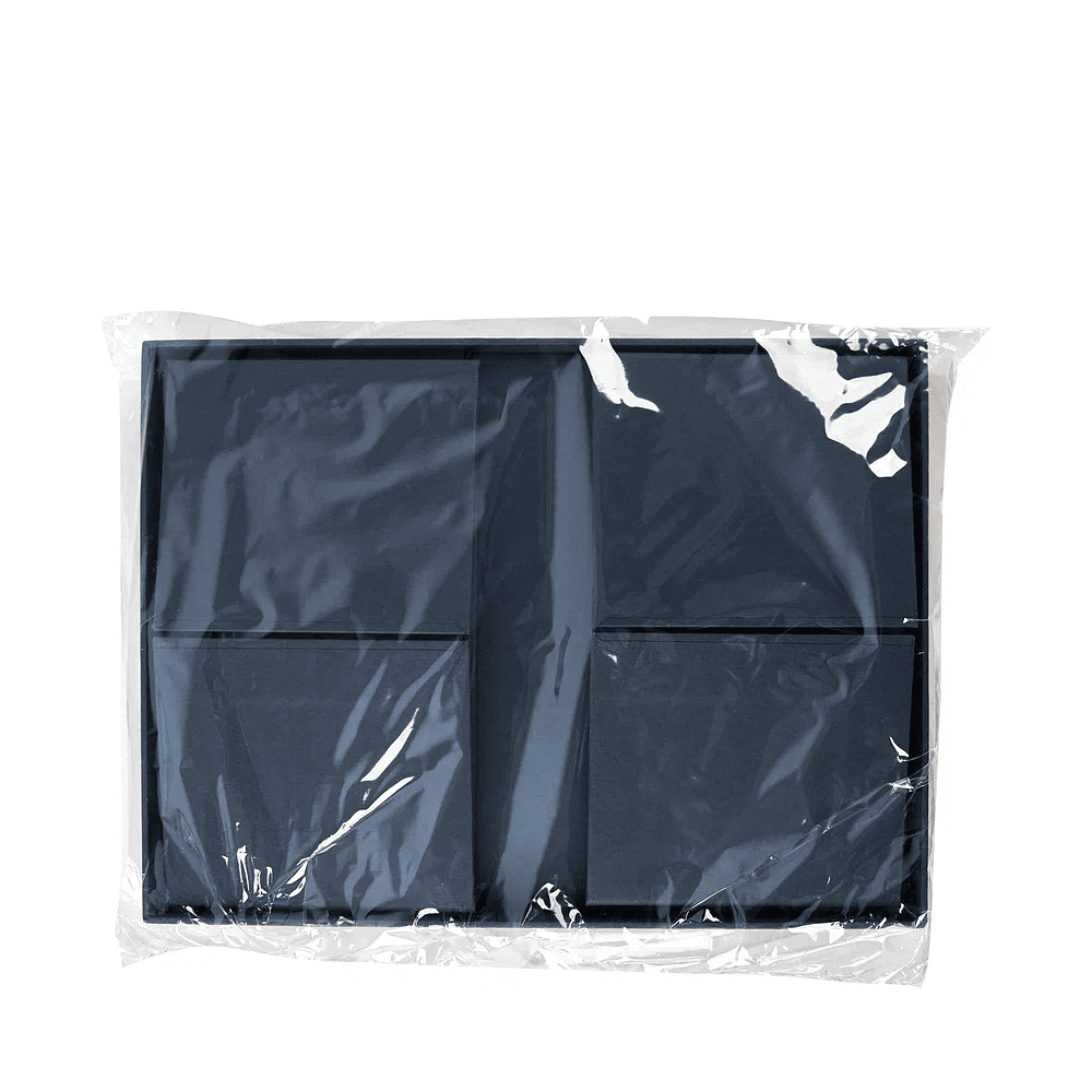 Коробка картонная, 220х160х95 мм, темно-синий - 10