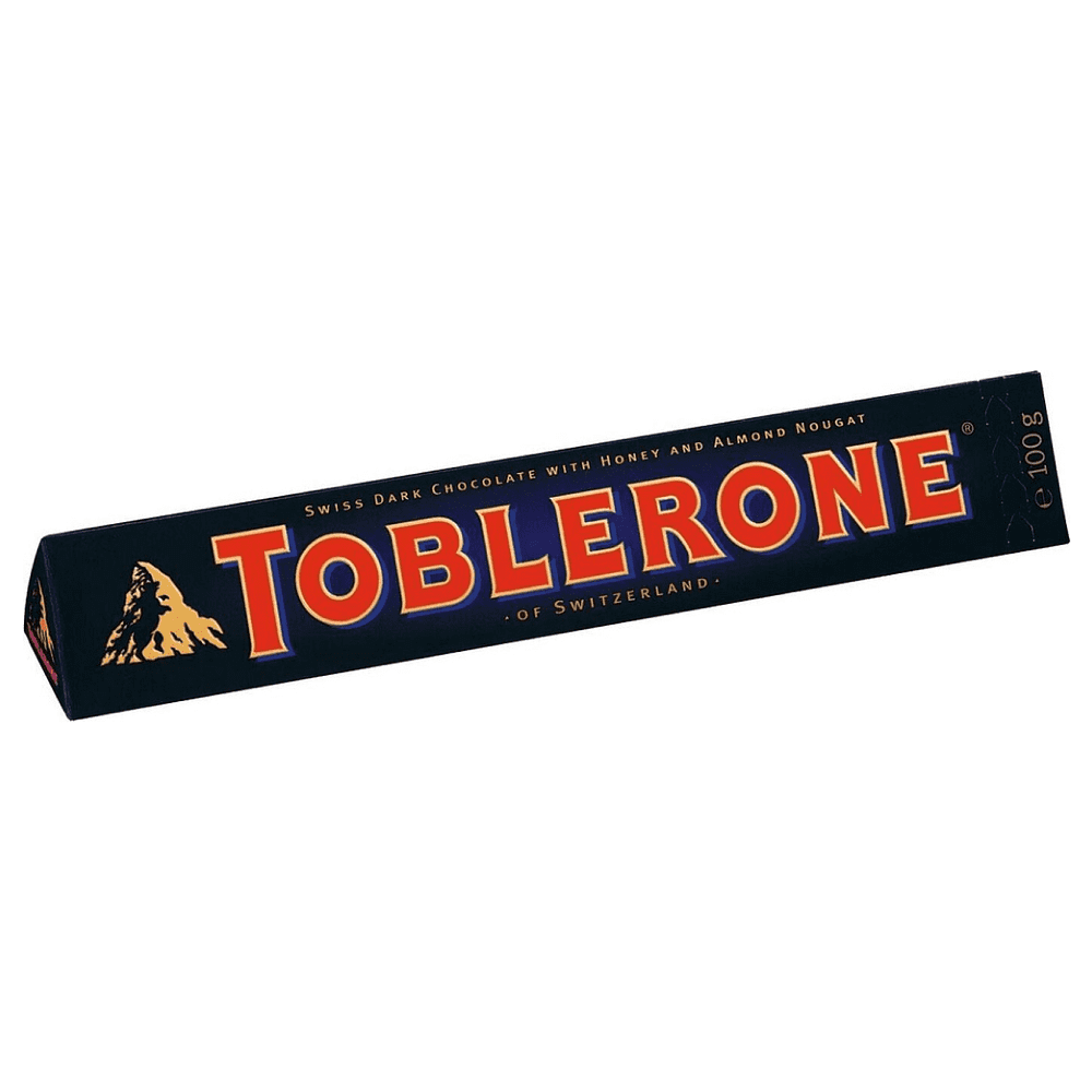 Шоколад темный "Toblerone", 100 г, с медово-миндальной нугой
