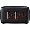 Сетевое зарядное устройство Baseus CCXJ-E01 Compact Quick Charger 2U+C 30W Black - 2