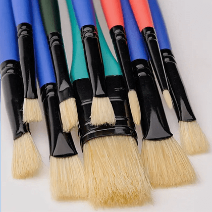 Набор кистей для рисования Himi "Miya Little Bird", микс, 10 шт, розовый - 4