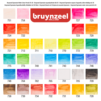 Набор карандашей акварельных "Expression", 36 цветов - 2