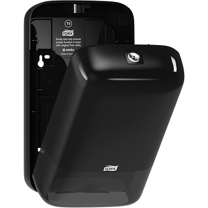 Диспенсер Tork "T3" для туалетной бумаги листовой пластиковый, черный (556008-38) - 3