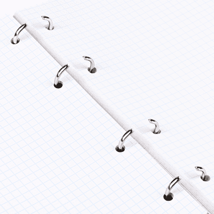 Тетрадь "Accent color", А5, клетка, на кольцах, разноцветный - 4