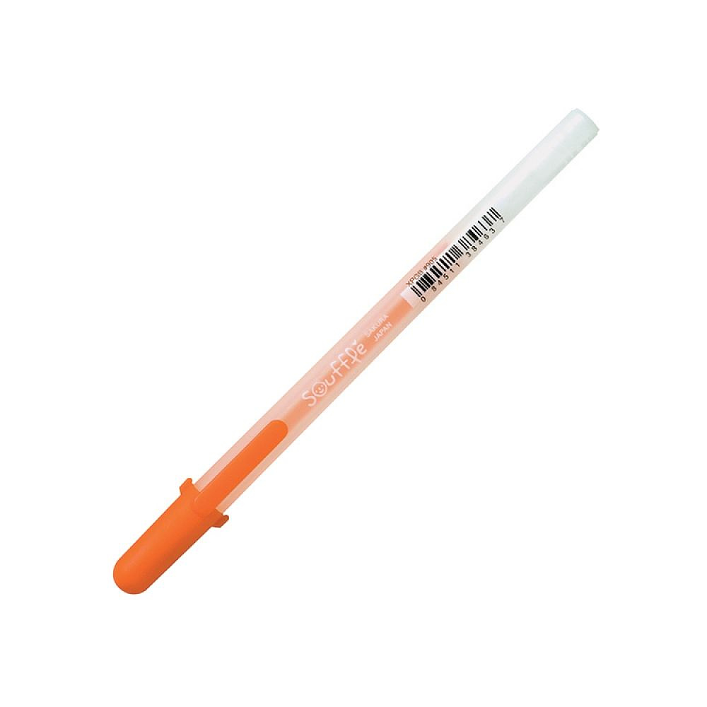 Ручка гелевая "Gelly Roll Souffle", 1.0 мм, прозрачный, стерж. оранжевый