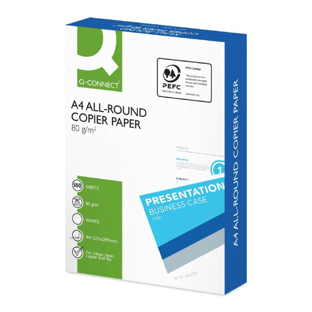 Бумага "Q-Connect All Round",  A4, 500 листов, 80 г/м2