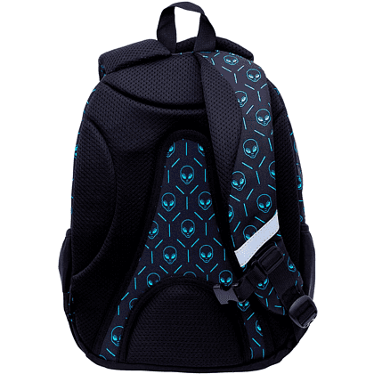 Рюкзак школьный "Neon Ufo", черный  - 5