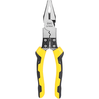 Плоскогубцы Deli YS EDL100008, многофункциональные, 215 мм, комбинированные