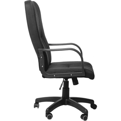 Кресло для руководителя ПМК KS Эксперт PL ткань, черный, пластик - 2