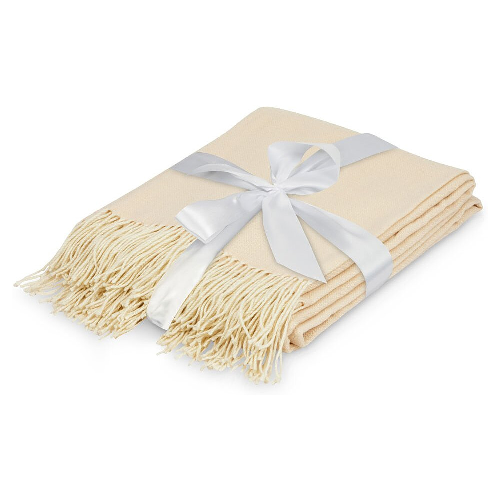 Плед "Dapple", 160x210 см, акрил, бежевый